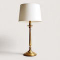 Tafellamp van metaal en stof voor sfeerverlichting - 30 x 15 x 40
